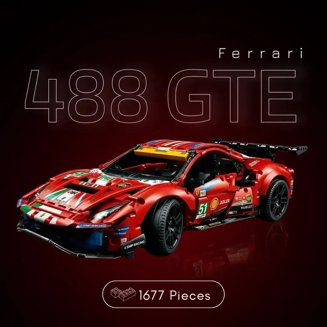488 GTE (1677 parts)