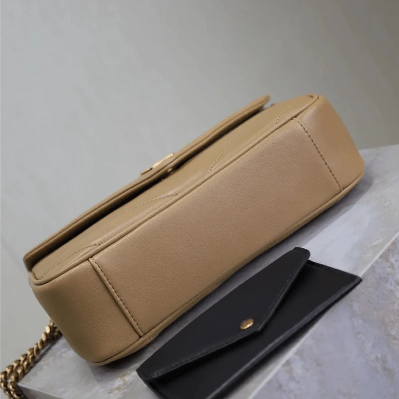 Saint Laurent – Loulou Small Matelassé Lammledertasche