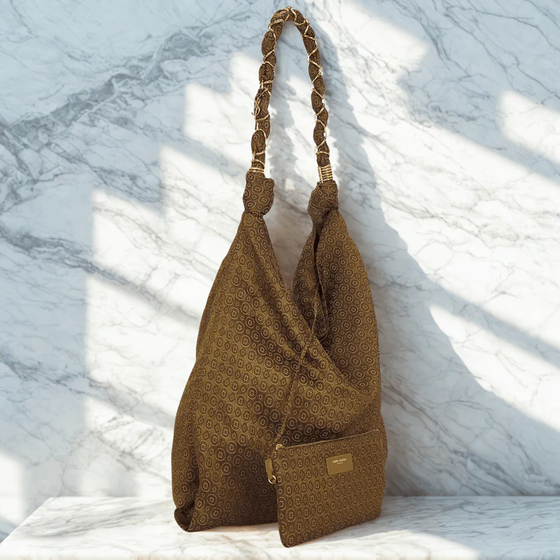 Yves Saint Laurent – Amalia Tasche aus Jacquard